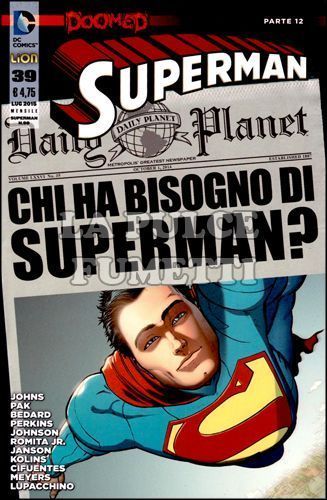 SUPERMAN #    98 - NUOVA SERIE 39 - DOOMED 12